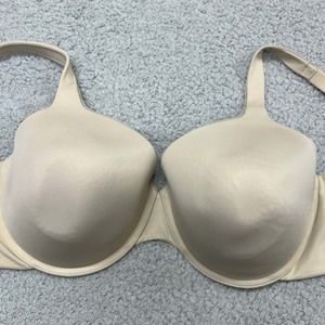 Vanity Fair Bra 42D T-Shirt Bra 75270 Body Sleeks Support Full Coverag Underwire